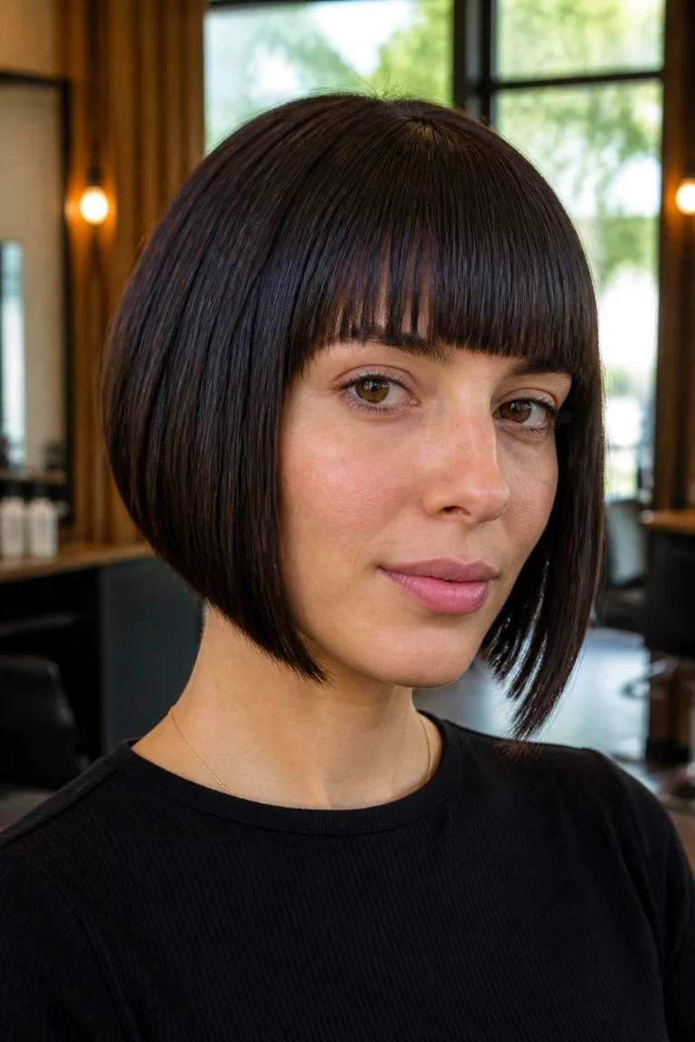 15 A Line Haircuts With Bangs to Try