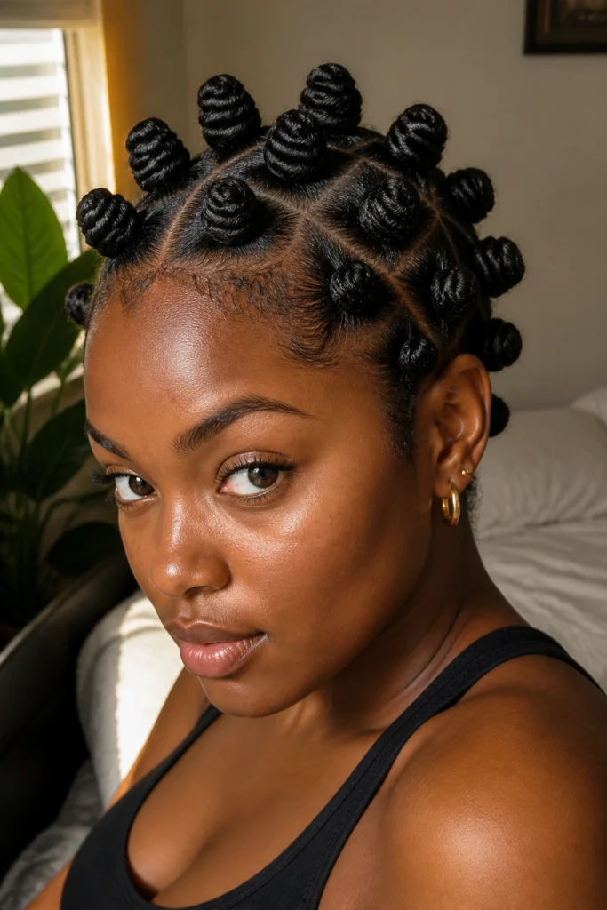 20 Bantu Knot Hairstyles for Natural Hair