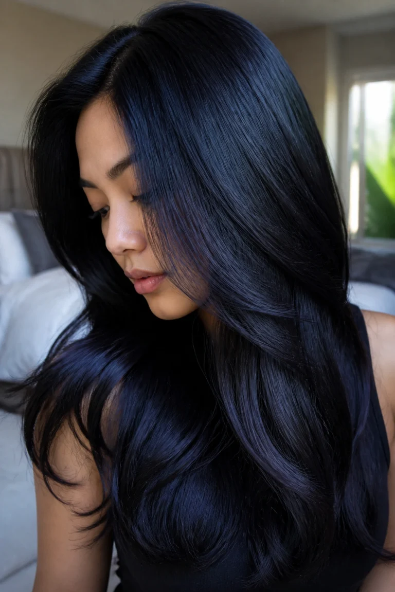 15 Hair Color Looks for Shiny Black Hair