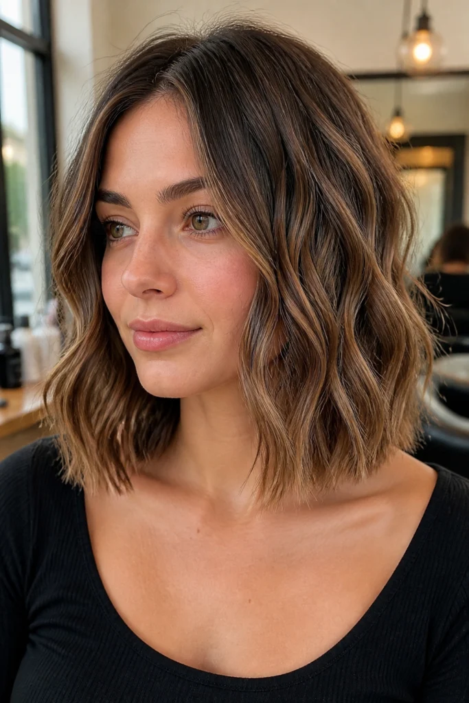 15 Wavy Shoulder Length Haircuts to Try