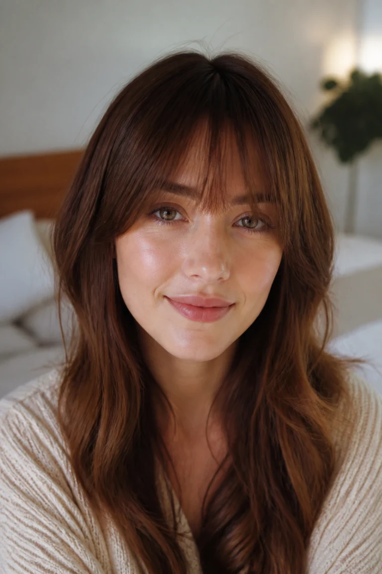 18 Wispy Bang Styles for Soft Face Framing