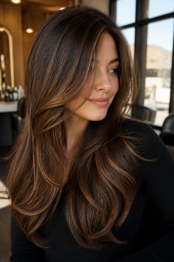 17 Brown Hairstyles With Subtle Highlights