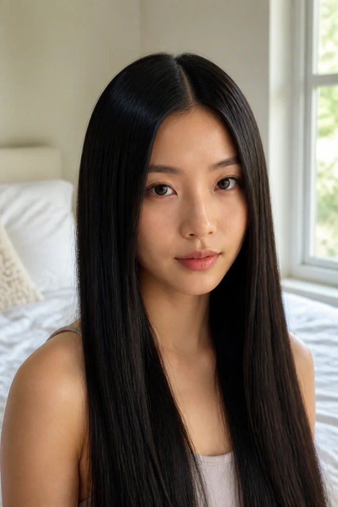 20 Long Asian Hairstyles for Women