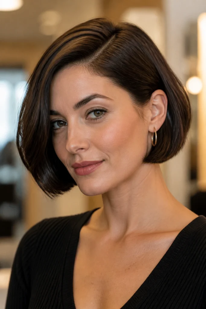 15 French Bobs With a Side Part for Polish