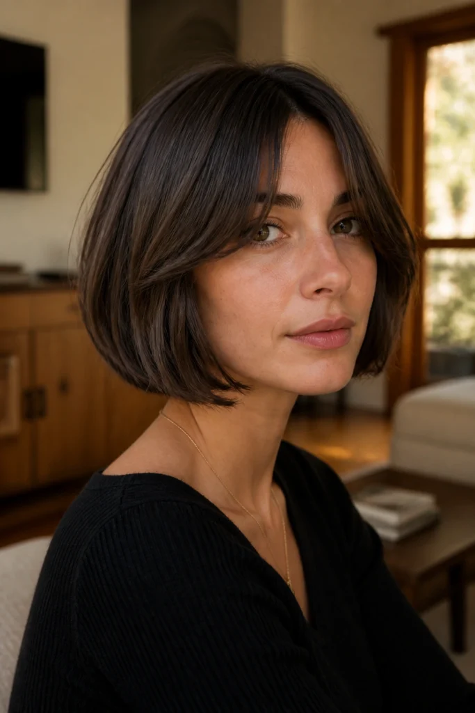 20 Italian Bobs With Bangs to Try Now