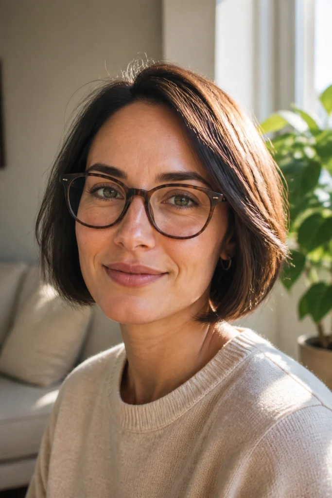 20 Haircuts for Women Who Wear Glasses