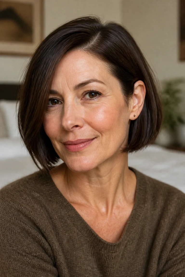 20 Hairstyles for Heart Face Shapes Over 40