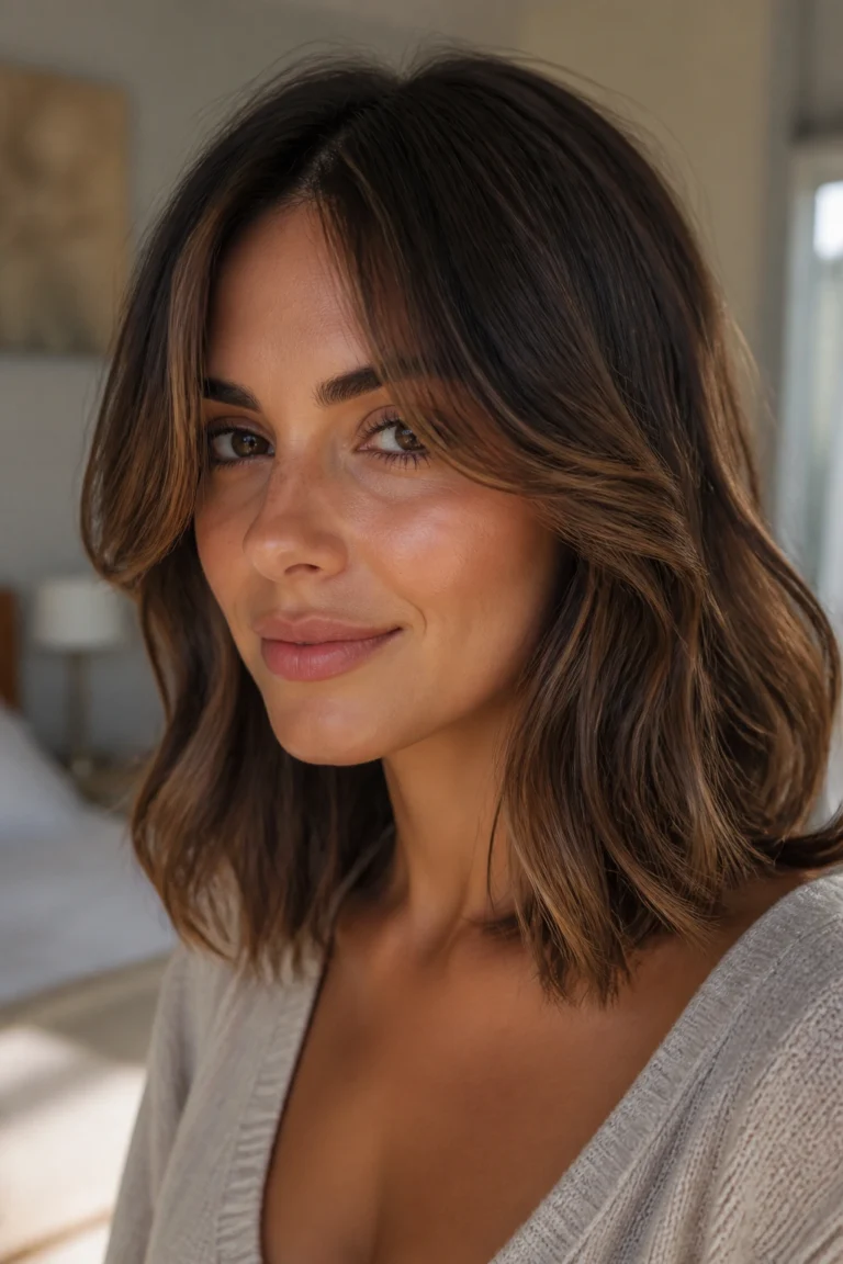 18 Medium Layered Cuts for Oval Faces