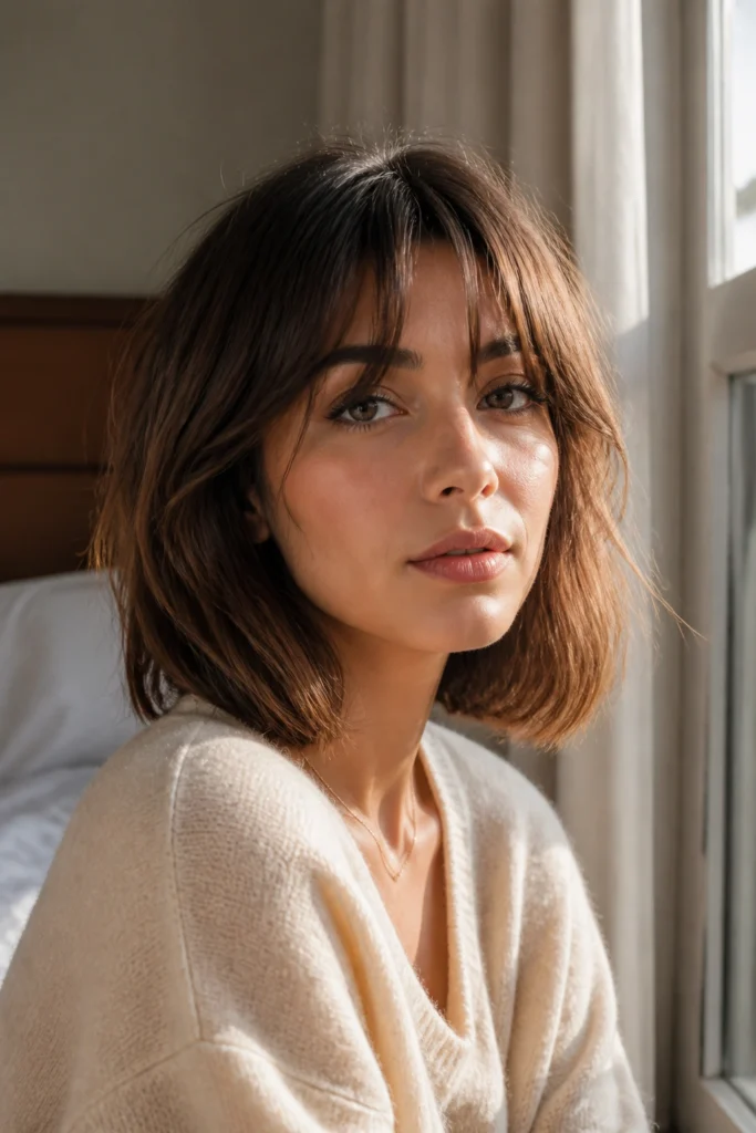 15 Long French Bobs With Bangs Worth a Try