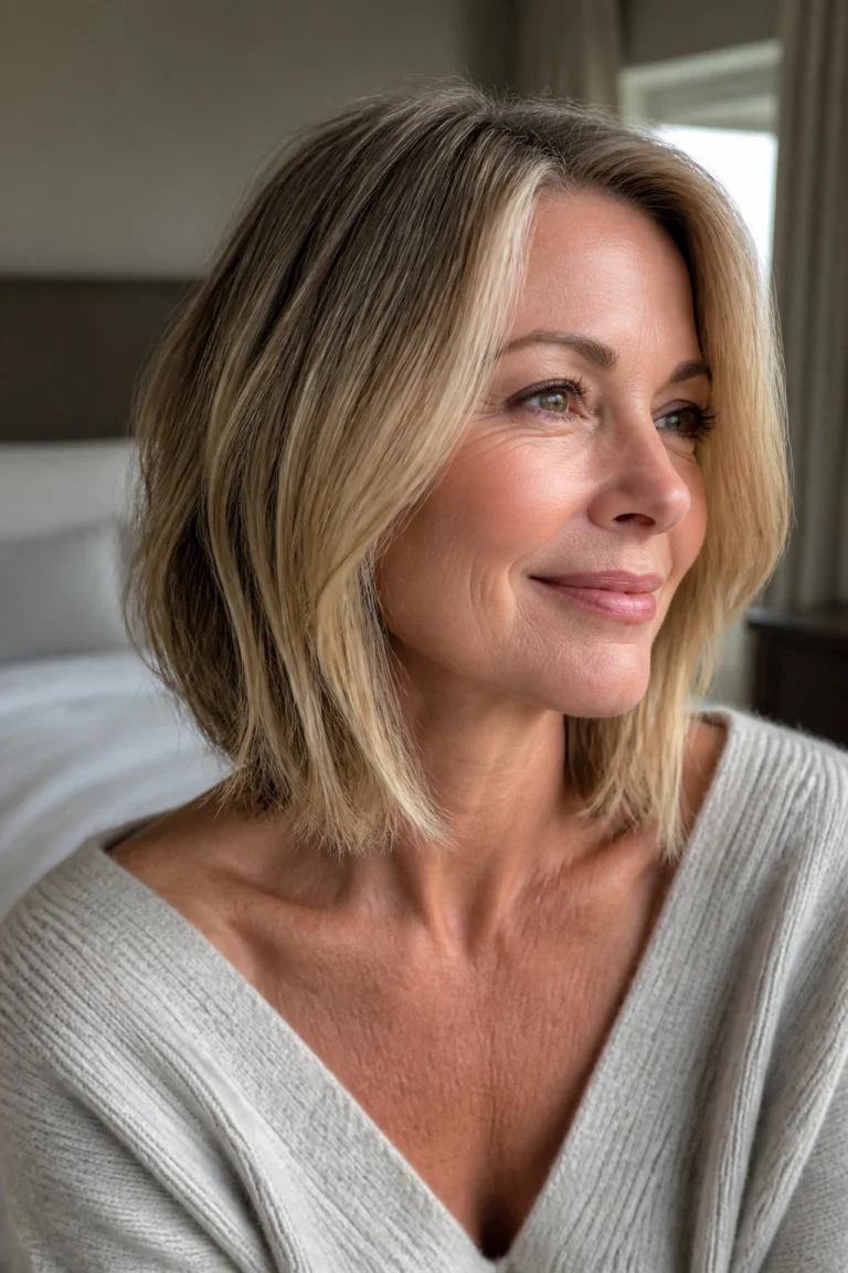 25 Medium Length Hairstyles for Women Over 40