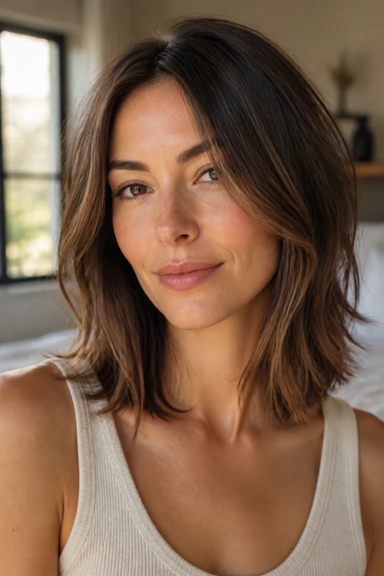 15 Medium Length Layered Cuts for Fine Hair