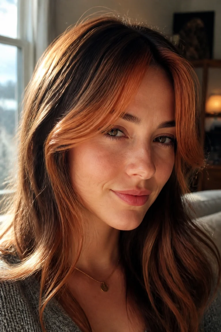 20 Colored Bangs Ideas for a Pop of Color