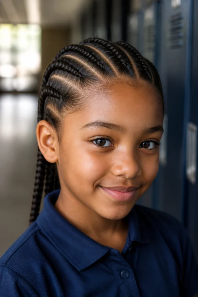 15 Four Braid Hairstyles for School Girls