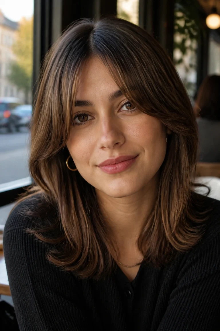 28 Bangs Ideas for Medium Hair