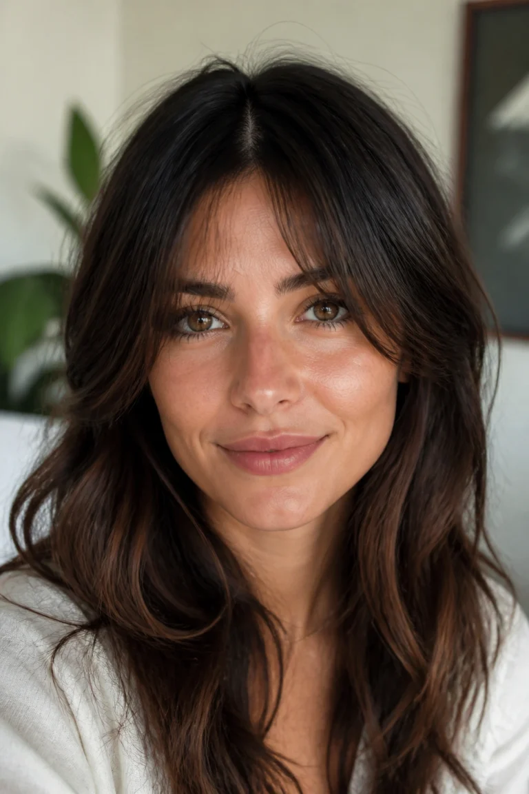 15 Bangs Styles for High Foreheads