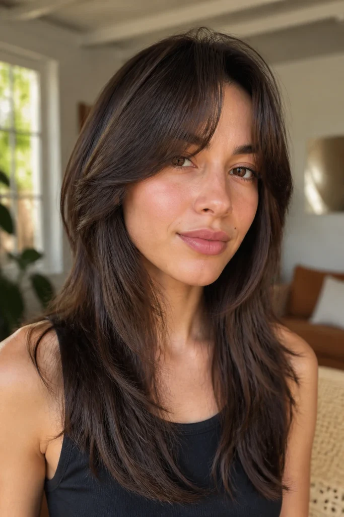 20 Long Wolf Cuts With Bangs for Straight Hair