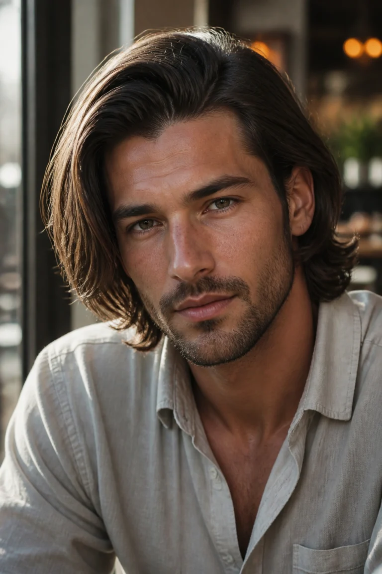 17 Side Part Long Hairstyles for Men