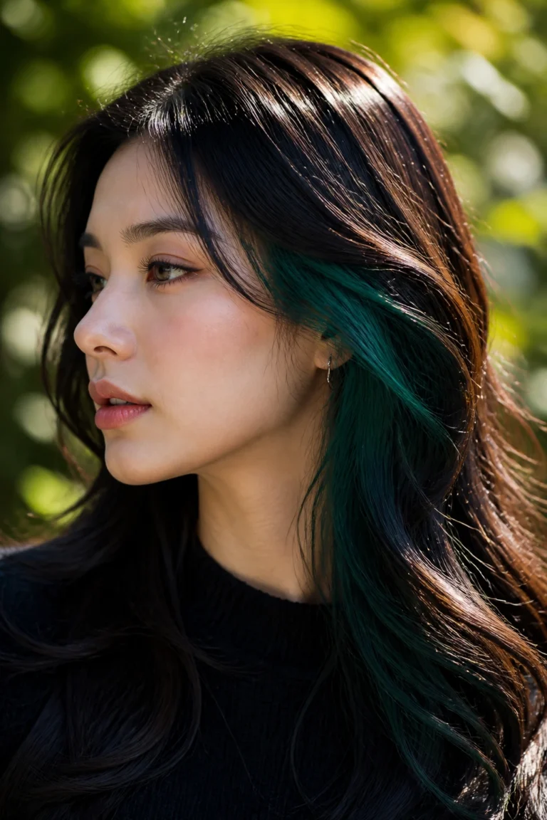 25 Peekaboo Hair Color Ideas That Add Hidden Color