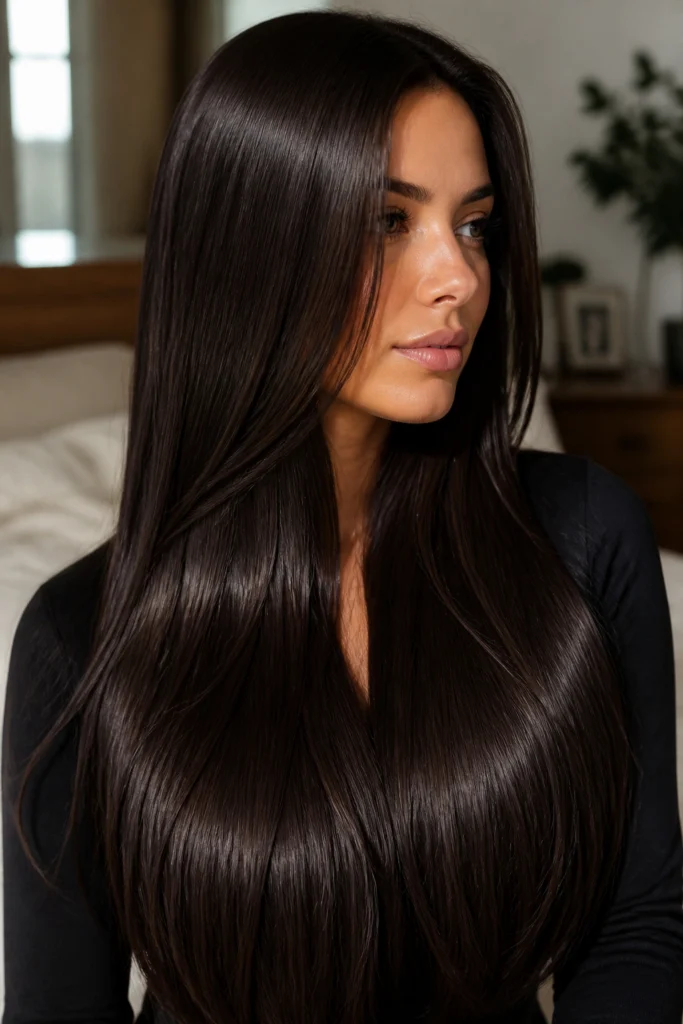 22 Rich Brunette Hair Color Ideas for Long Hair