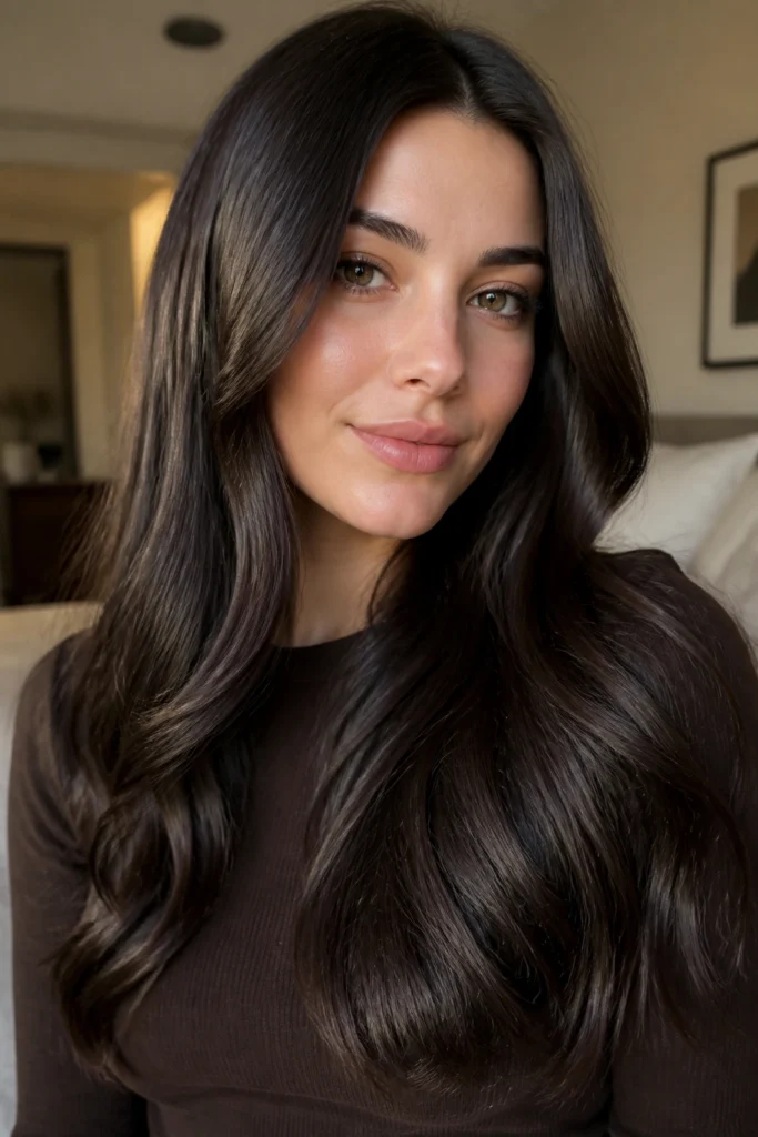 17 Dark Brown Hair Color Ideas for Winter