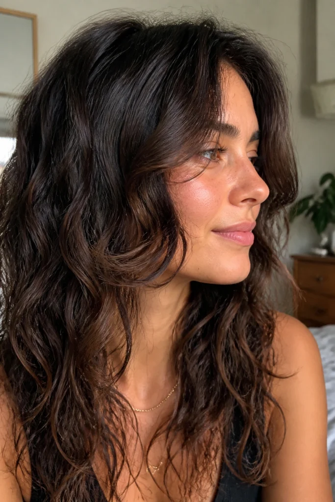 15 Long Layers for 2c Curly Hair