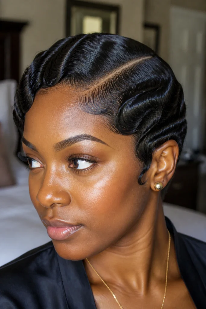 20 Finger Wave Hairstyles for Black Women