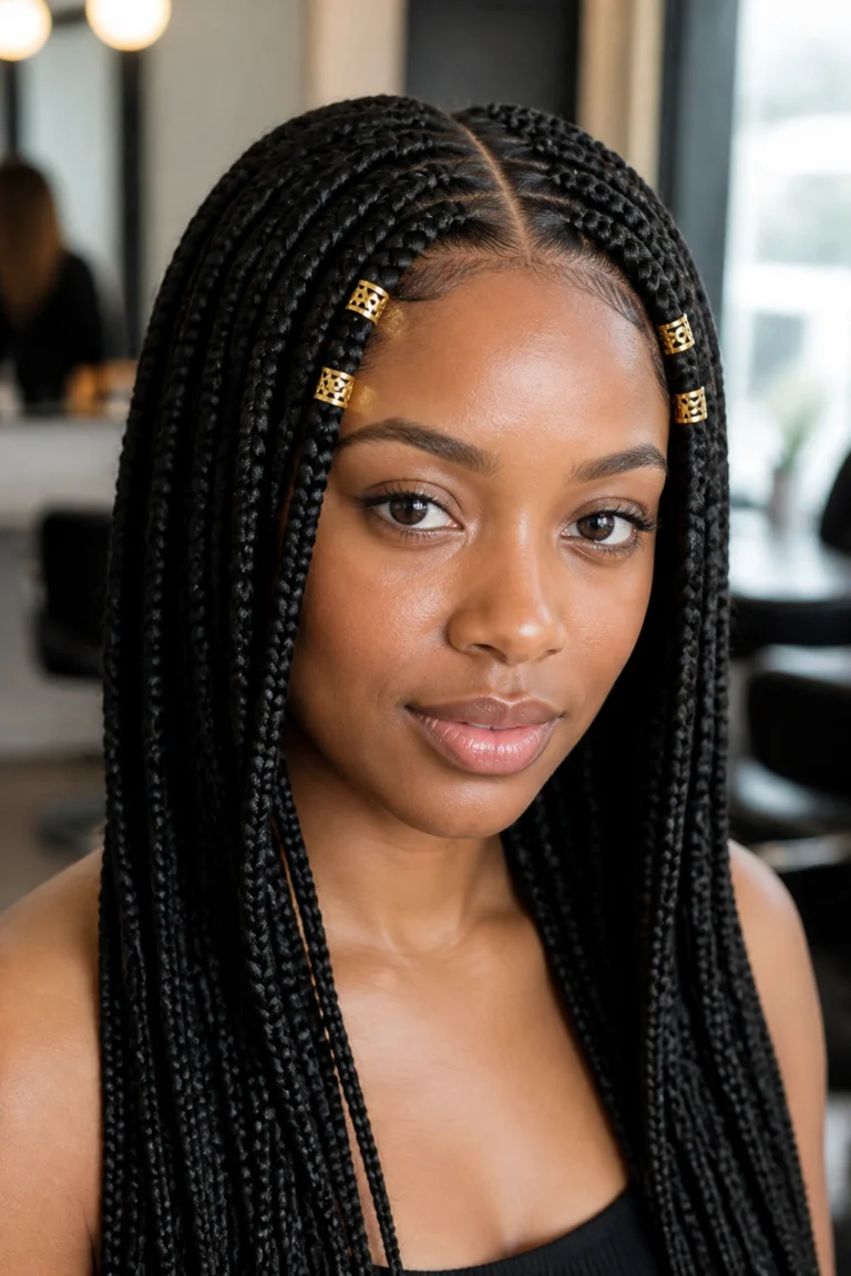 15 Hair Cuff Styles for Box Braids
