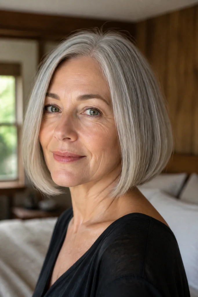 15 Hairstyles for the Transition to Grey Hair