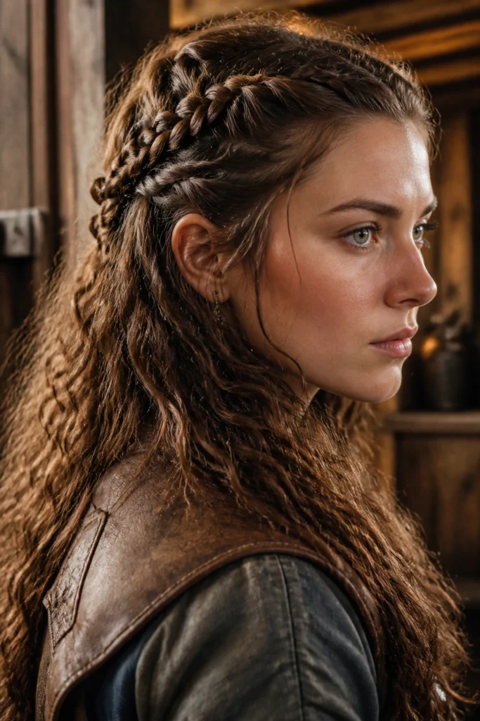 20 Viking Hairstyles for Long Curly Hair