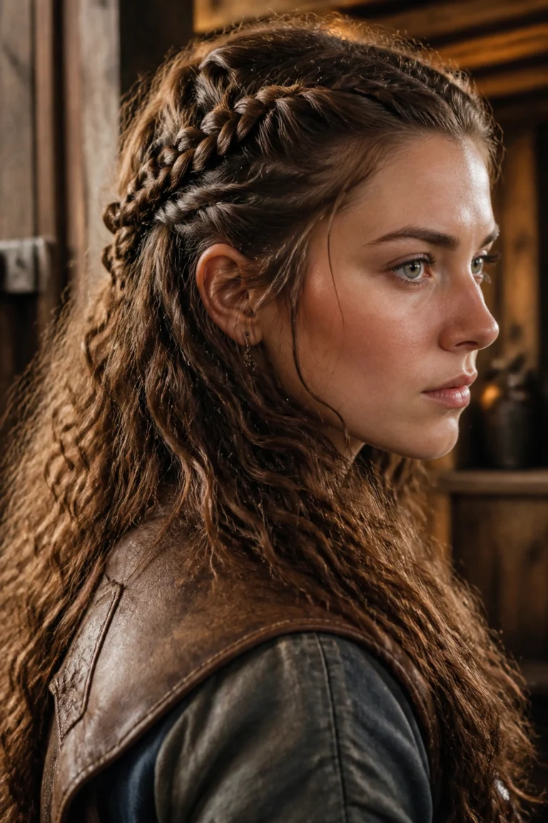 20 Viking Hairstyles for Long Curly Hair