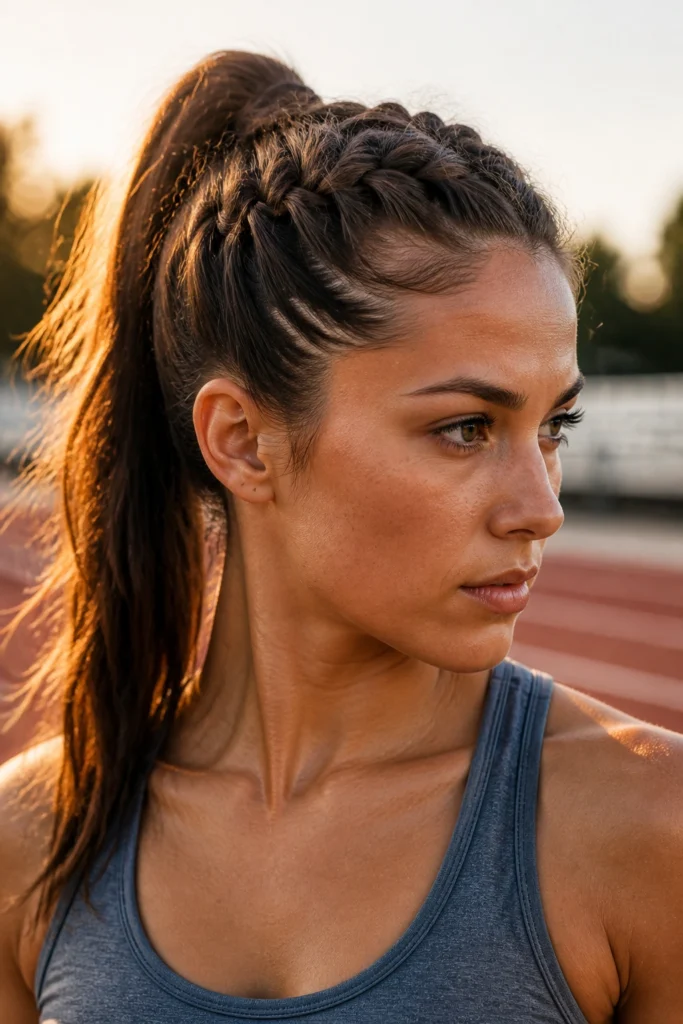 15 French Braid Ponytail Ideas for Sport