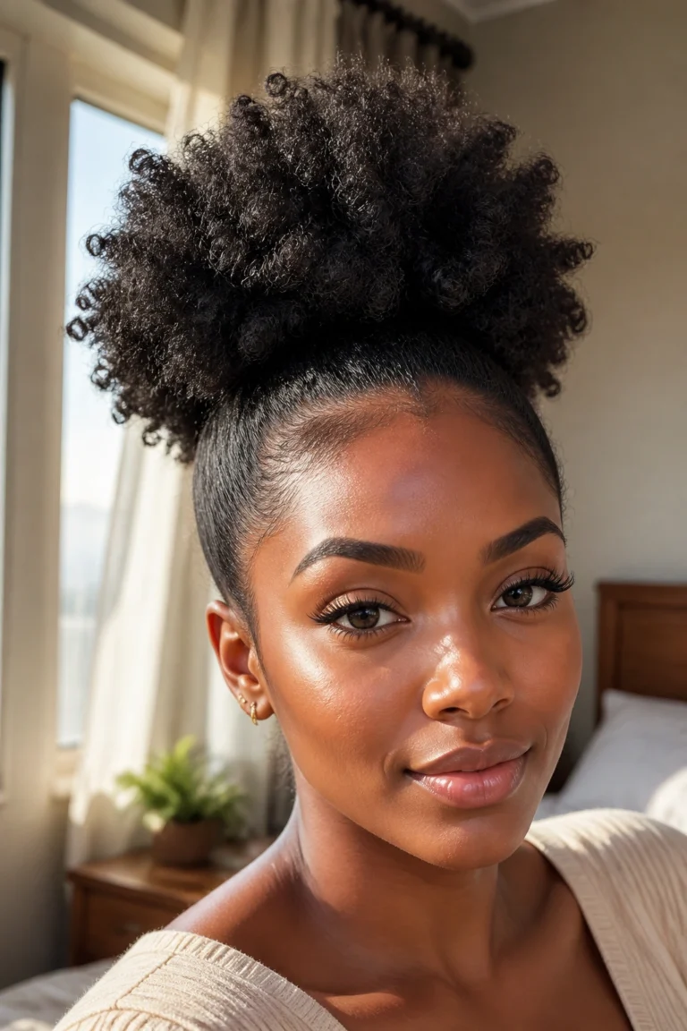 15 Hair Puff Styles for Natural 4C Hair