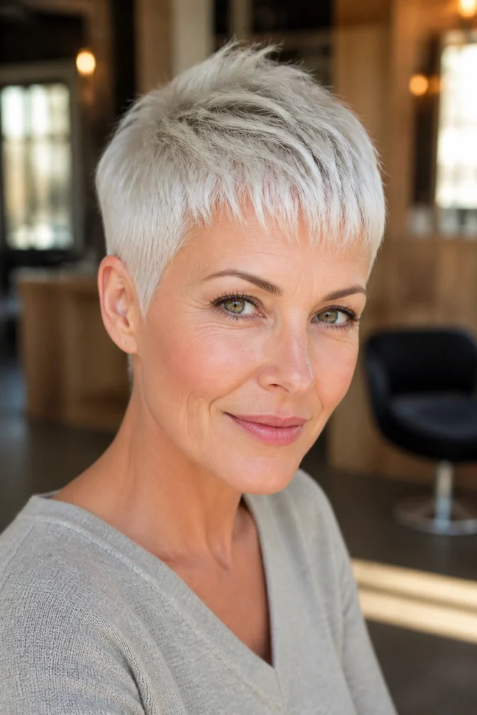 35 White Hair Ideas for Short Hair