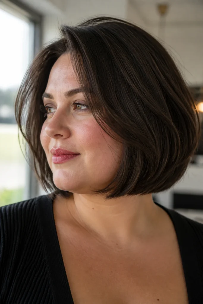 20 Face Framing Short Cuts for Plus Size Women