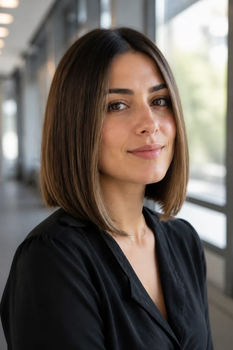 18 Straight Haircuts for Oval Face Shapes