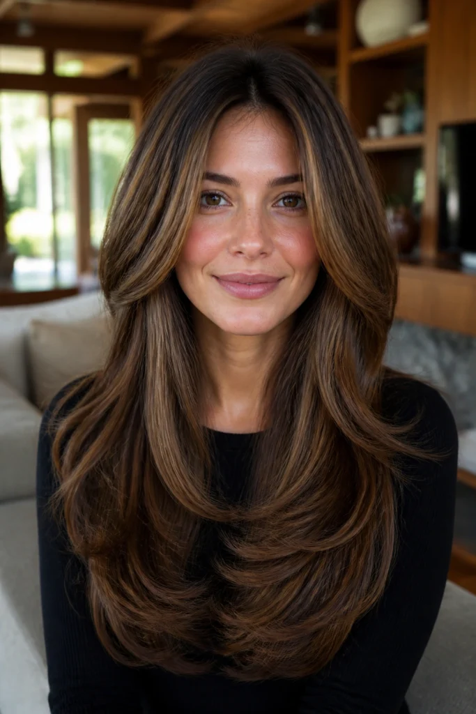 22 Long Layered Haircut Ideas for Thick Hair