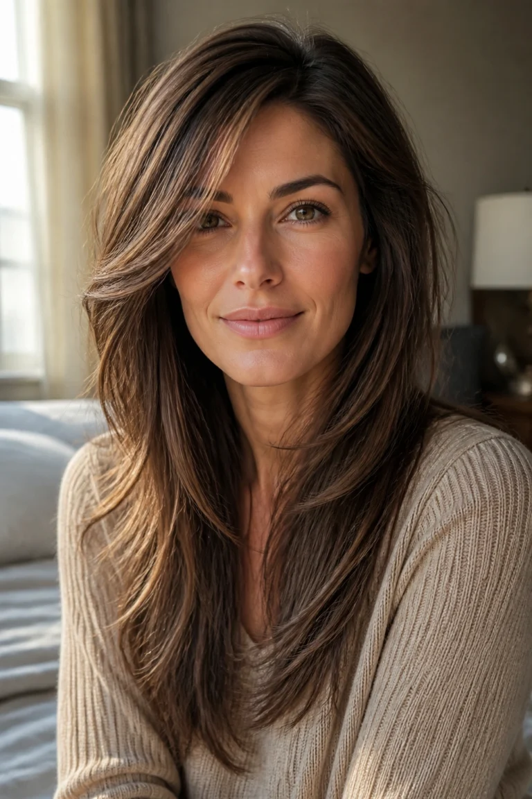 20 Haircuts for Square Faces Women