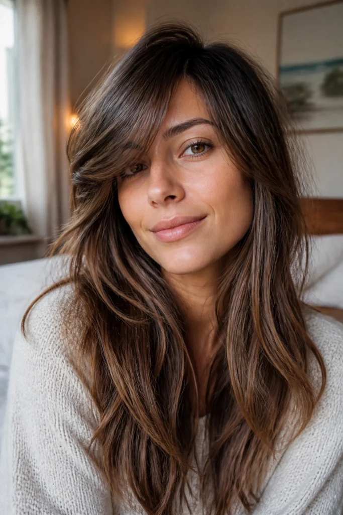 18 Side Bang Styles for Soft Layers