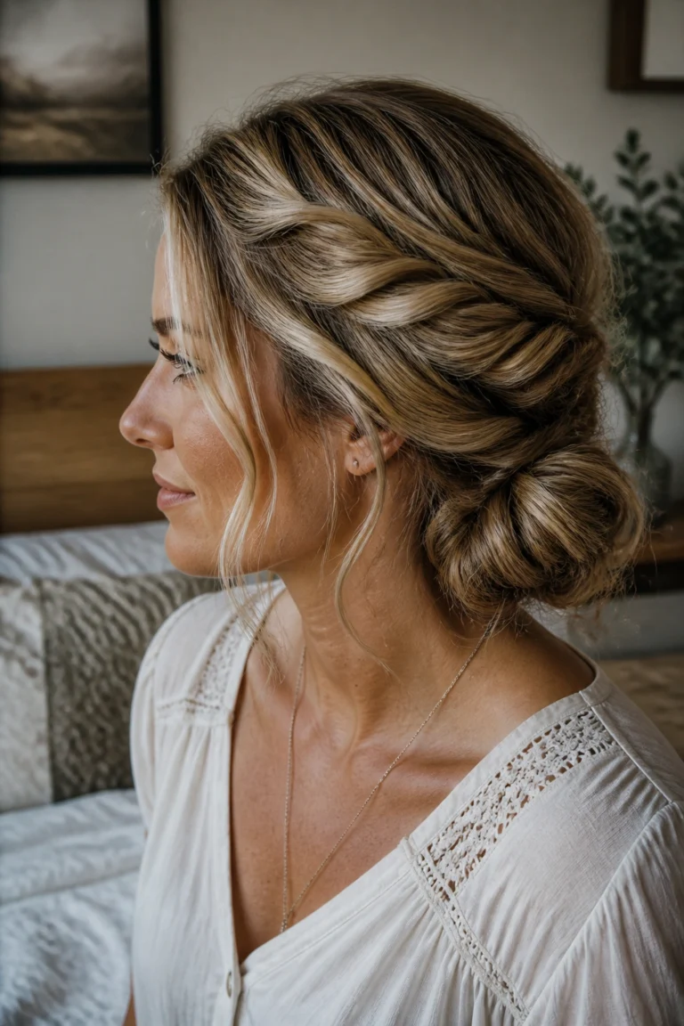 22 Messy Side Bun Hairstyles for Easy Days