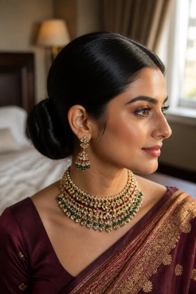 28 Saree Hairstyles for Festive Looks