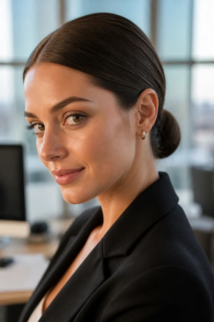 15 Sleek Bun Styles for Work and Date Nights