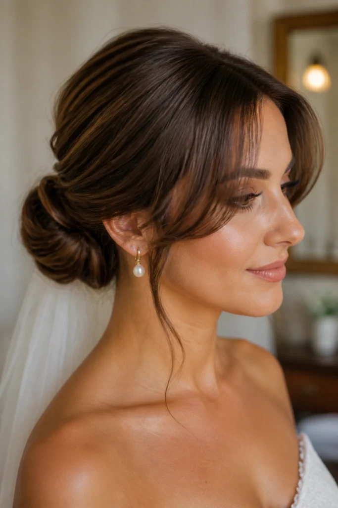 18 Wedding Updos With Bangs