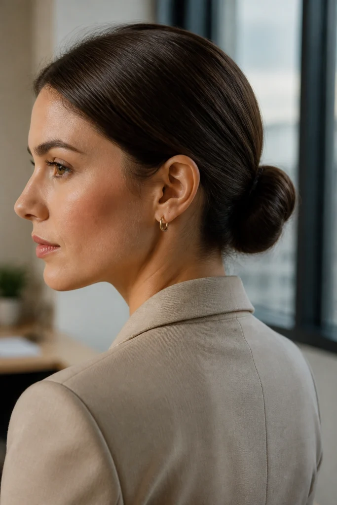 18 Sleek Bun Styles for Office Days