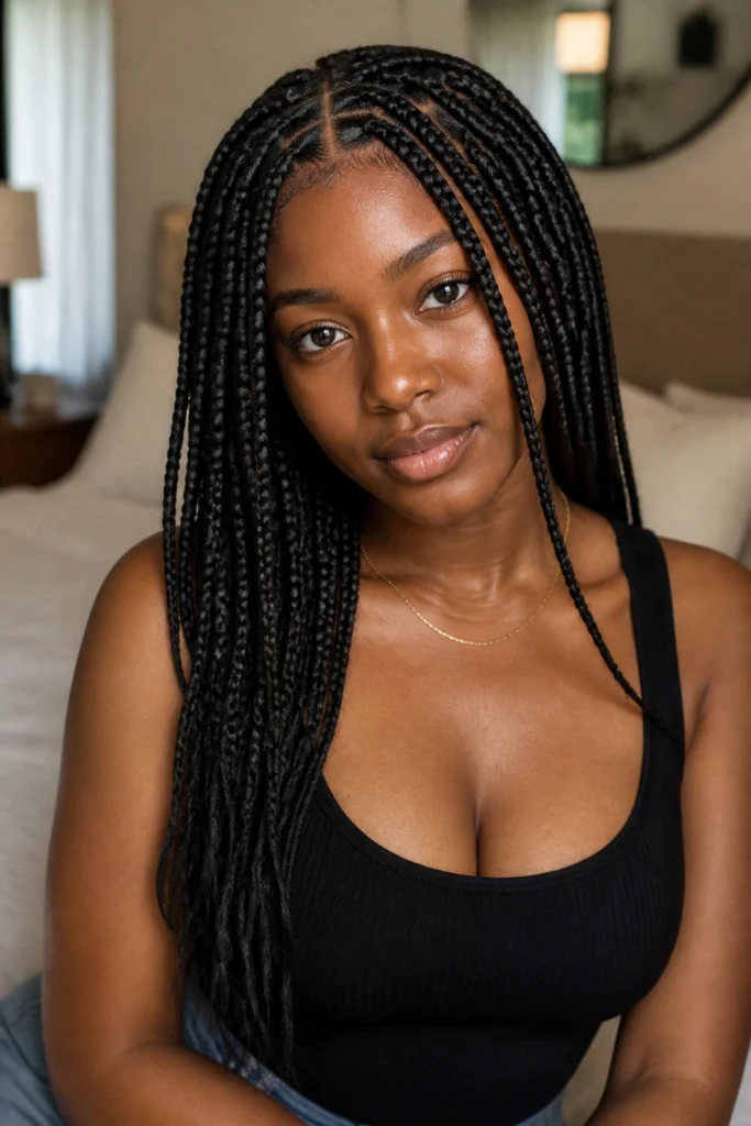 25 Box Braid Hairstyles for Black Women