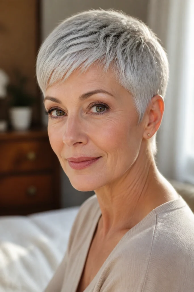 25 Short Hairstyles for Women Over 50