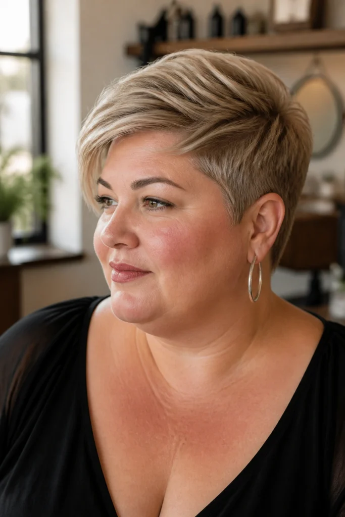 15 Pixie Cuts for Plus Size With a Double Chin