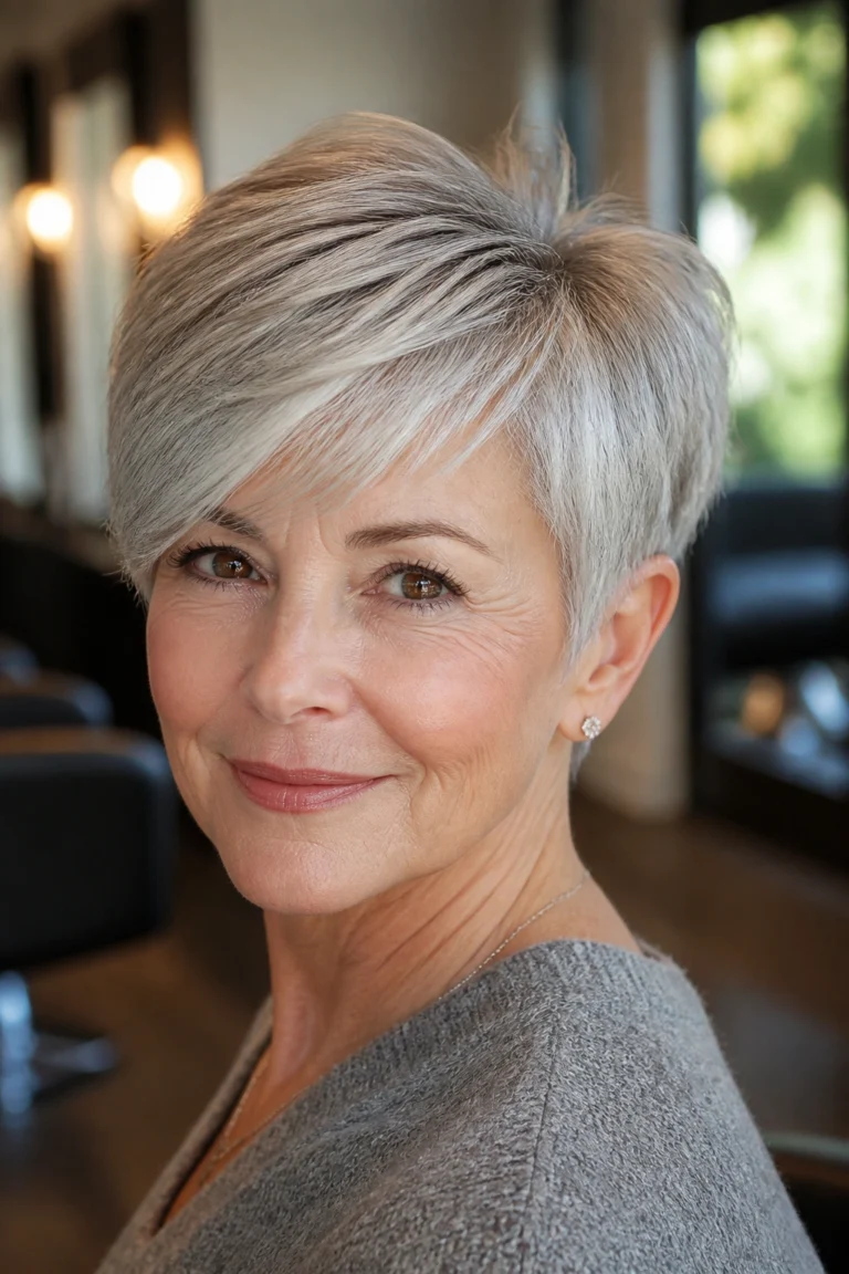 20 Short Haircuts for Fine Hair Over 50