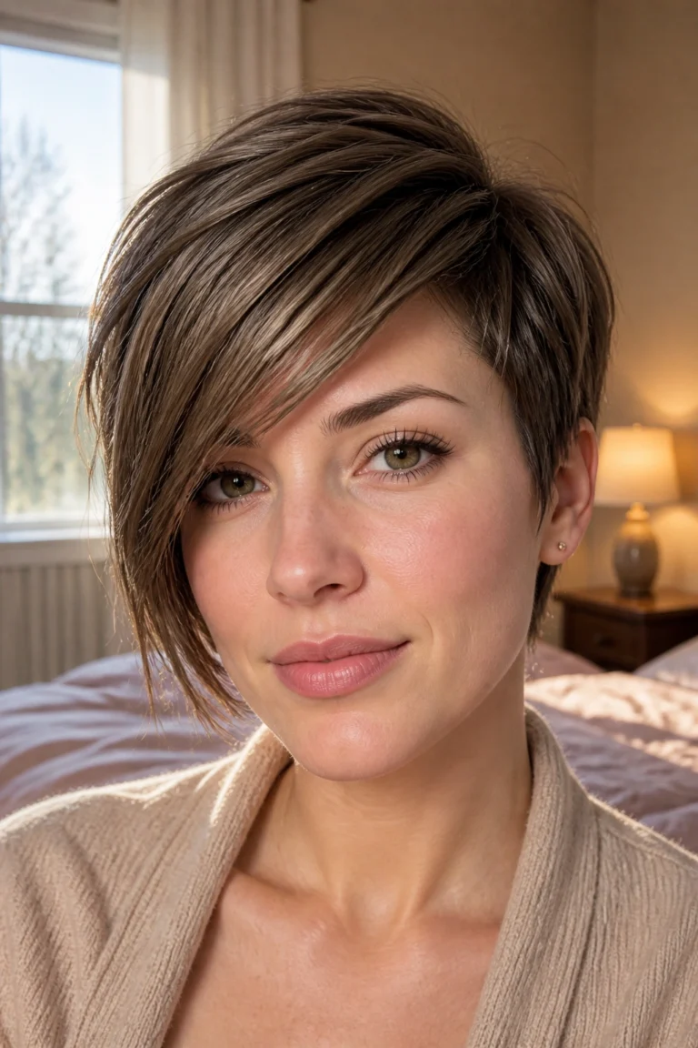 20 Feminine Pixie Cuts for Round Faces