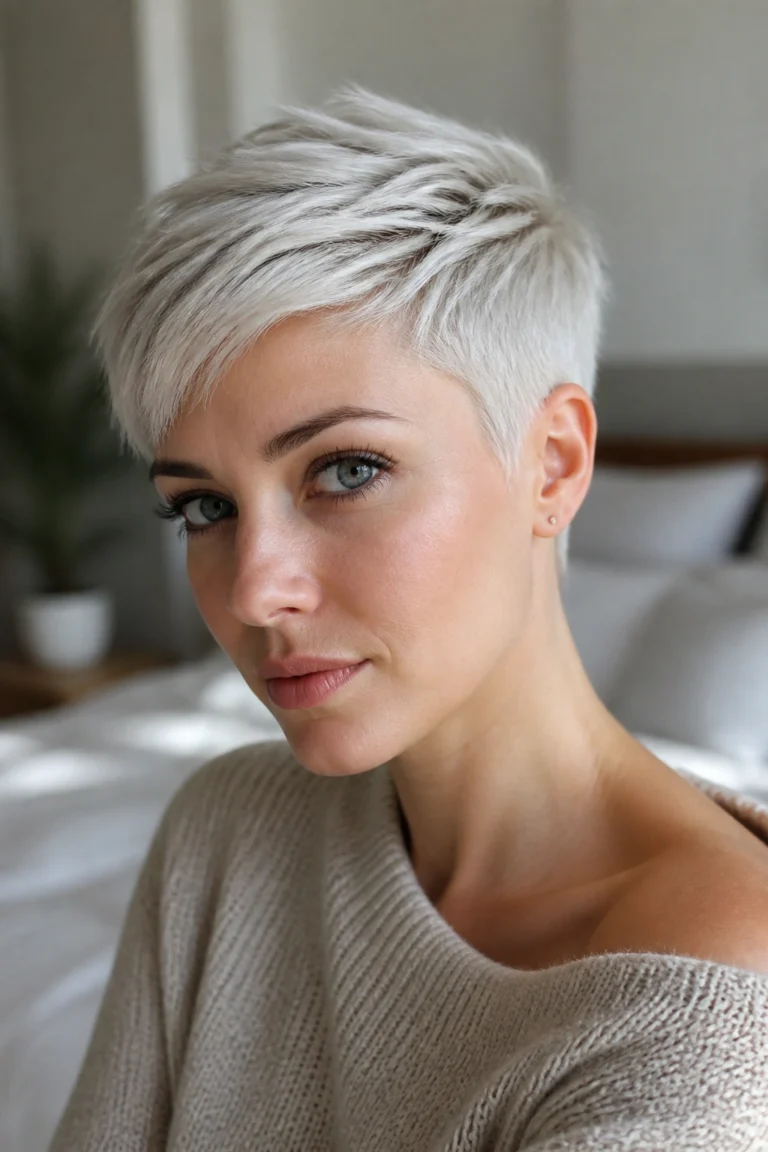 40 Platinum Blonde Hair Ideas for Short Hair