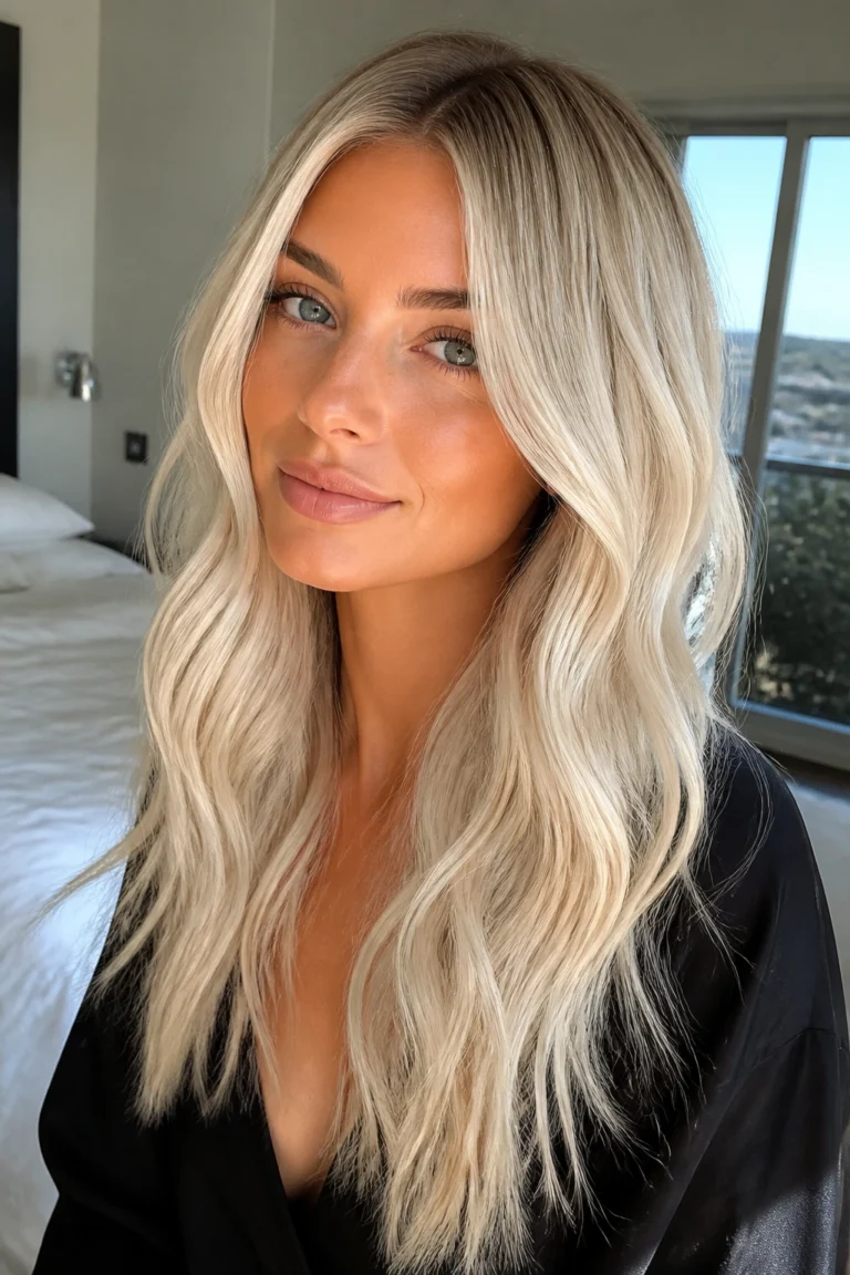 18 Bleached Blonde Looks for Long Hair